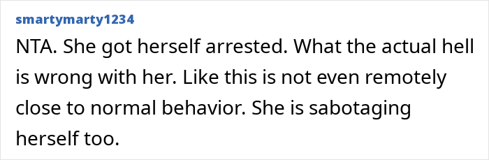 Comment on online forum discussing parents demanding woman give up career opportunity to spoiled golden-child sister. Comment on online forum discussing parents demanding woman give up career opportunity to spoiled golden-child sister.