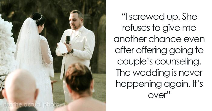 Groom’s Vows Make Bride Walk Away In Front Of Everyone: “How Humiliating”