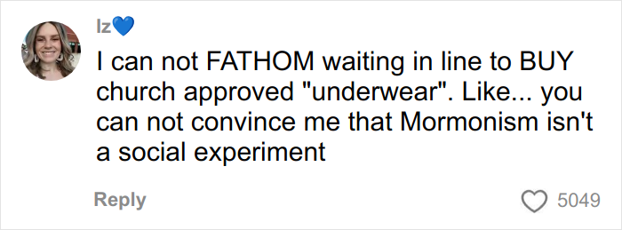 Mormon Women Go Crazy Over “More Revealing” Version Of Sacred Underwear, Line Up For Hours Outside Stores Mormon Women Go Crazy Over “More Revealing” Version Of Sacred Underwear, Line Up For Hours Outside Stores