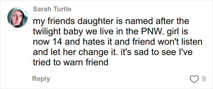 Comment by Sarah Turtle about a daughter experiencing bullying over a racist name and wanting to change it. Comment by Sarah Turtle about a daughter experiencing bullying over a racist name and wanting to change it.