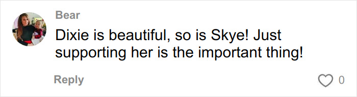 Comment expressing support for a 16-year-old daughter allowed to change her racist name after bullying at school. Comment expressing support for a 16-year-old daughter allowed to change her racist name after bullying at school.