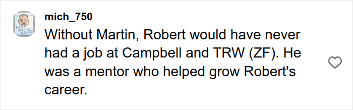 A social media comment discussing mentorship and career growth related to Campbell amidst leaked audio about soup ingredients. A social media comment discussing mentorship and career growth related to Campbell amidst leaked audio about soup ingredients.