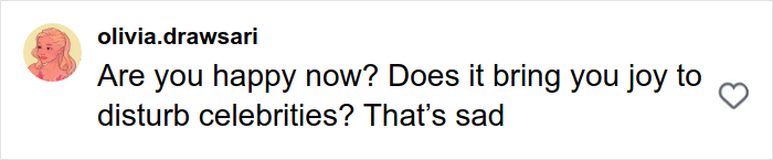 Comment on social media from fan who attacked Ariana Grande at premiere expressing disappointment about disturbing celebrities. Comment on social media from fan who attacked Ariana Grande at premiere expressing disappointment about disturbing celebrities.