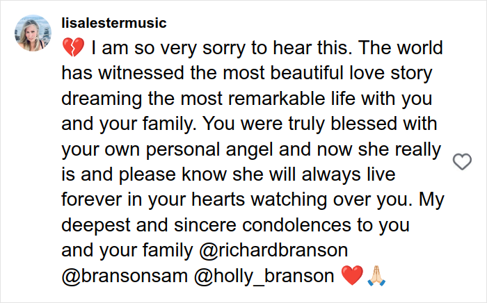 Richard Branson Makes Heartbreaking Statement As His Wife Joan Passes Away