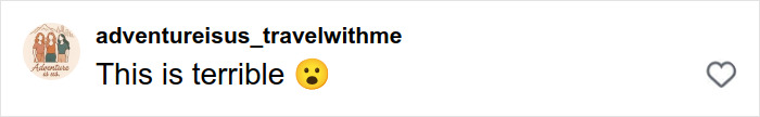 Social media comment expressing shock and concern about disturbing solo traveling truth revealed by local man's vile act. Social media comment expressing shock and concern about disturbing solo traveling truth revealed by local man's vile act.