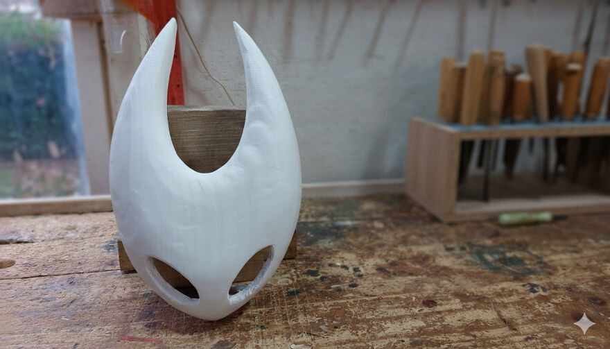 Crafting Hornet&rsquo;s Mask: A Wooden Tribute To Hollow Knight