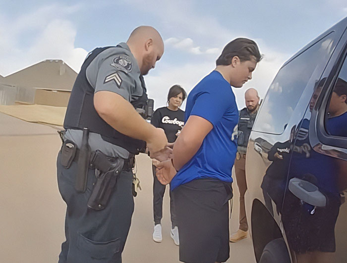 Police arresting a teen accused of multiple assaults amid protests erupting across Oklahoma streets. Police arresting a teen accused of multiple assaults amid protests erupting across Oklahoma streets.