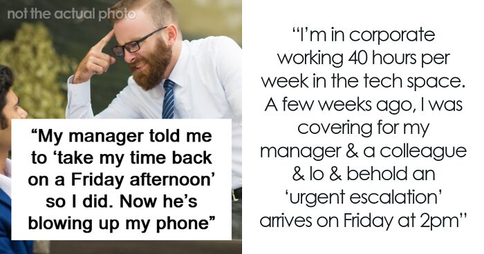 Manager Lets Employee Take Time Off, Freaks Out When He Actually Does
