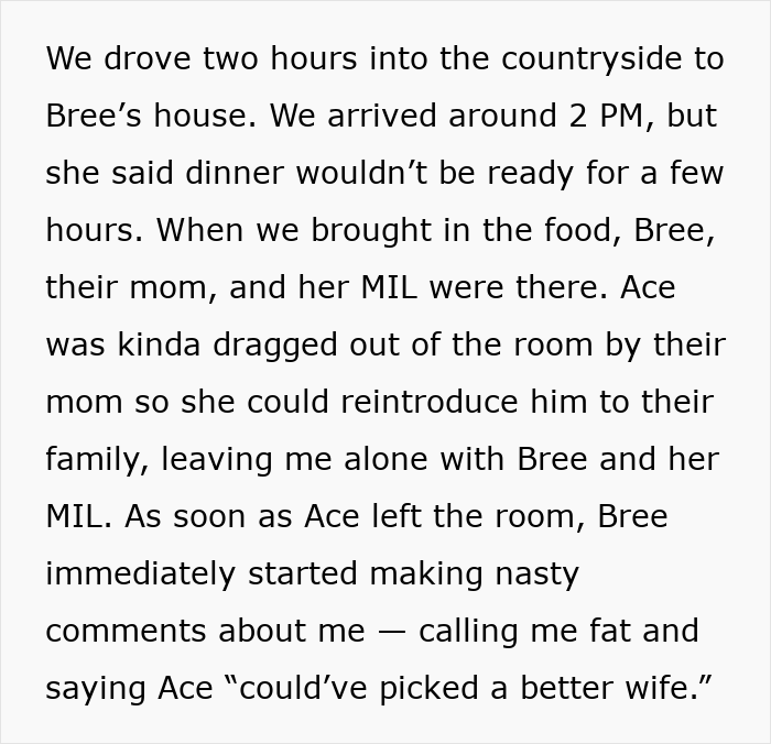 Woman heartbroken after finding out what sister-in-law thinks about her on Thanksgiving visit to family.