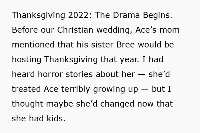 Woman discovers what sister-in-law thinks about her during emotional Thanksgiving family drama in 2022.