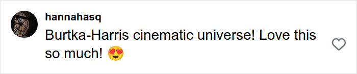 Fan comment praising Neil Patrick Harris and family for their Halloween 2025 win, expressing love for their cinematic universe. Fan comment praising Neil Patrick Harris and family for their Halloween 2025 win, expressing love for their cinematic universe.