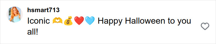 Comment from user hsmart713 saying Happy Halloween with emojis, showing fans obsessed with Neil Patrick Harris family Halloween 2025 win. Comment from user hsmart713 saying Happy Halloween with emojis, showing fans obsessed with Neil Patrick Harris family Halloween 2025 win.