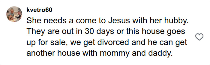 Comment on social media post about a newlywed making a desperate call to a radio show while hiding in a closet. Comment on social media post about a newlywed making a desperate call to a radio show while hiding in a closet.