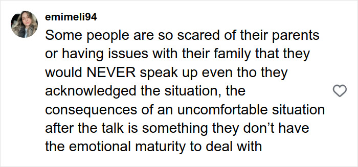 Comment about fear of family conflict and emotional maturity, related to newlywed’s desperate call to radio show. Comment about fear of family conflict and emotional maturity, related to newlywed’s desperate call to radio show.