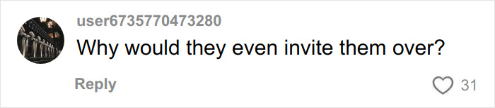Screenshot of a social media comment questioning why someone would be invited over, related to newlywed desperate call on radio. Screenshot of a social media comment questioning why someone would be invited over, related to newlywed desperate call on radio.