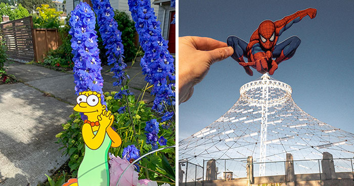 This Artist Made 47 Creative Paper Cutouts That Interact With Reality