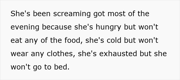 Text describing a woman sharing challenges of daily screaming and meltdowns with her 3-year-old impacting family life. Text describing a woman sharing challenges of daily screaming and meltdowns with her 3-year-old impacting family life.