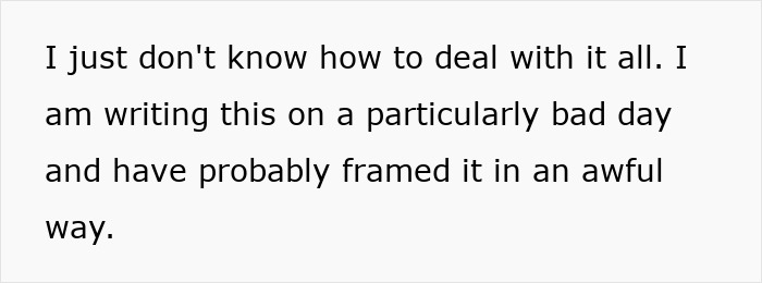 Text showing a woman expressing how life feels impossible dealing with a 3-year-old’s daily screaming and meltdowns.