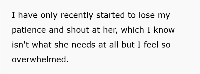 Alt text: Woman expressing feelings of being overwhelmed and losing patience with daily screaming and meltdowns of 3-year-old child. Alt text: Woman expressing feelings of being overwhelmed and losing patience with daily screaming and meltdowns of 3-year-old child.