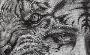 This Las Vegas Artist Blends Horror And Beauty In These Emotional, Unsettling Drawings (35 Pics)