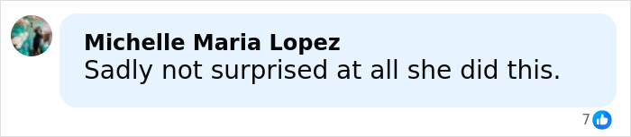 Comment on social media post expressing disappointment, related to Slender Man attacker captured after manhunt. Comment on social media post expressing disappointment, related to Slender Man attacker captured after manhunt.