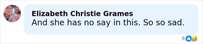 Social media comment expressing sadness about a woman born without most of her brain and her family's story sparking debate. Social media comment expressing sadness about a woman born without most of her brain and her family's story sparking debate.