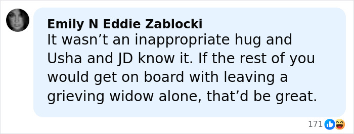 Social media comment addressing JD Kirk and Usha Vance amid split rumors after a ringless photo controversy. Social media comment addressing JD Kirk and Usha Vance amid split rumors after a ringless photo controversy.