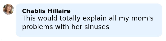 Person sharing a personal comment about sinus problems related to substance use effects on the face. Person sharing a personal comment about sinus problems related to substance use effects on the face.