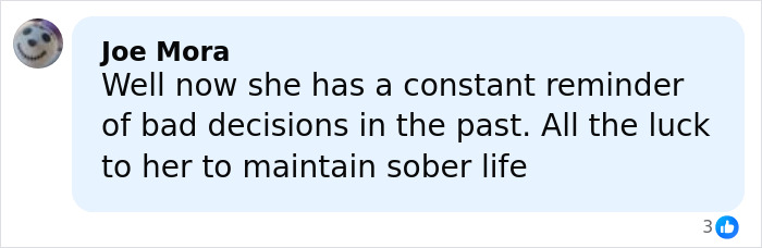 Comment by Joe Mora discussing substance use and its lasting impact as a reminder to maintain a sober life. Comment by Joe Mora discussing substance use and its lasting impact as a reminder to maintain a sober life.