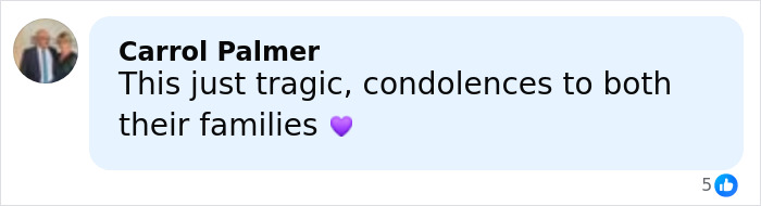 Comment by Carrol Palmer expressing condolences to families after daughters lose their lives on vacation amid travel warnings. Comment by Carrol Palmer expressing condolences to families after daughters lose their lives on vacation amid travel warnings.