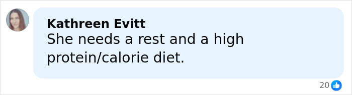 Comment by Kathreen Evitt discussing rest and diet advice amid Ariana Grande diagnosis during Wicked press tour. Comment by Kathreen Evitt discussing rest and diet advice amid Ariana Grande diagnosis during Wicked press tour.