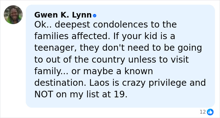 Parent warning against travel after daughters lose lives on vacation, criticizing government safety and travel policies. Parent warning against travel after daughters lose lives on vacation, criticizing government safety and travel policies.