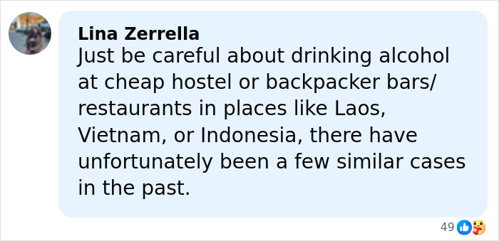 Comment warning about travel safety risks after daughters lose their lives on vacation, urging caution in Southeast Asia. Comment warning about travel safety risks after daughters lose their lives on vacation, urging caution in Southeast Asia.