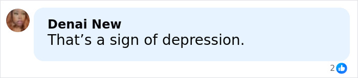 Comment on social media reading that Britney Spears' post about sadness and darkness is a sign of depression expressing concern for her well-being. Comment on social media reading that Britney Spears' post about sadness and darkness is a sign of depression expressing concern for her well-being.