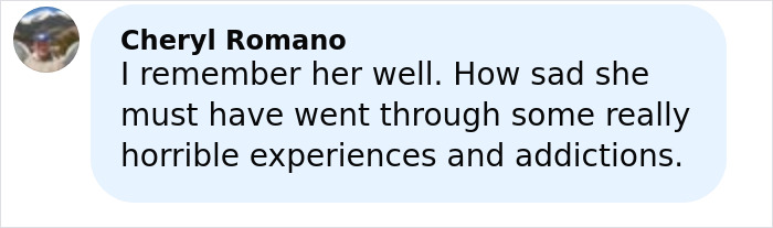 Comment by Cheryl Romano on a social media post about a former news anchor's tragic Halloween incident. Comment by Cheryl Romano on a social media post about a former news anchor's tragic Halloween incident.