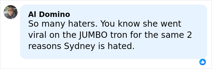 Comment by Al Domino discussing the stunning woman who went viral at the Georgia-Texas game. Comment by Al Domino discussing the stunning woman who went viral at the Georgia-Texas game.