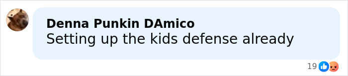 Screenshot of a social media comment reacting to the father of teen slain on cruise and alleged affair with babysitter. Screenshot of a social media comment reacting to the father of teen slain on cruise and alleged affair with babysitter.