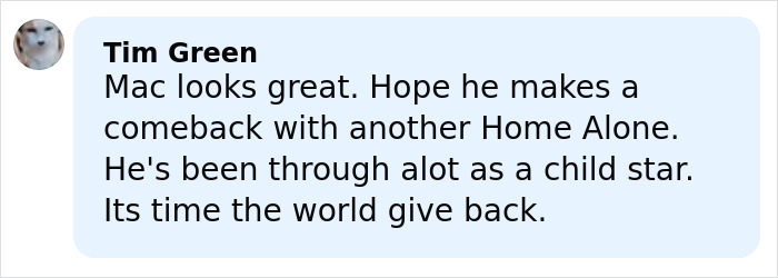 Comment about Macaulay Culkin’s career and struggles as a child star related to the tragic My Girl film scene. Comment about Macaulay Culkin’s career and struggles as a child star related to the tragic My Girl film scene.
