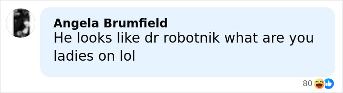 Comment on social media about a man’s mugshot, discussing his look and comparing him humorously to a character. Comment on social media about a man’s mugshot, discussing his look and comparing him humorously to a character.