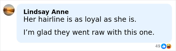 Comment by Lindsay Anne discussing Meghan Markle's makeup-free cover photo with a focus on her natural hairline. Comment by Lindsay Anne discussing Meghan Markle's makeup-free cover photo with a focus on her natural hairline.