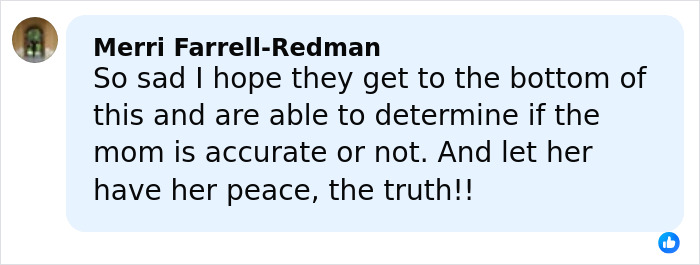 Comment expressing hope that the truth about the mom's claim of skinned body in Las Vegas museum is determined.