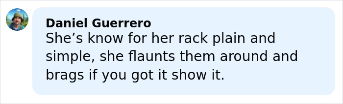 Comment from Daniel Guerrero discussing body confidence, relevant to plus-size model takes aim at Sydney Sweeney's body topic. Comment from Daniel Guerrero discussing body confidence, relevant to plus-size model takes aim at Sydney Sweeney's body topic.