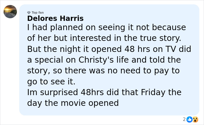 Comment from Delores Harris on Christy box office flop and plus-size model's critique of Sydney Sweeney's body. Comment from Delores Harris on Christy box office flop and plus-size model's critique of Sydney Sweeney's body.