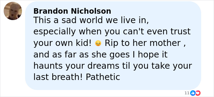 Comment on social media expressing sorrow and distrust after former news anchor takes her own mother's life on Halloween. Comment on social media expressing sorrow and distrust after former news anchor takes her own mother's life on Halloween.