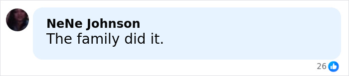 Screenshot of a social media comment stating The family did it related to stepsibling under investigation after teen’s body found on Carnival Cruise. Screenshot of a social media comment stating The family did it related to stepsibling under investigation after teen’s body found on Carnival Cruise.