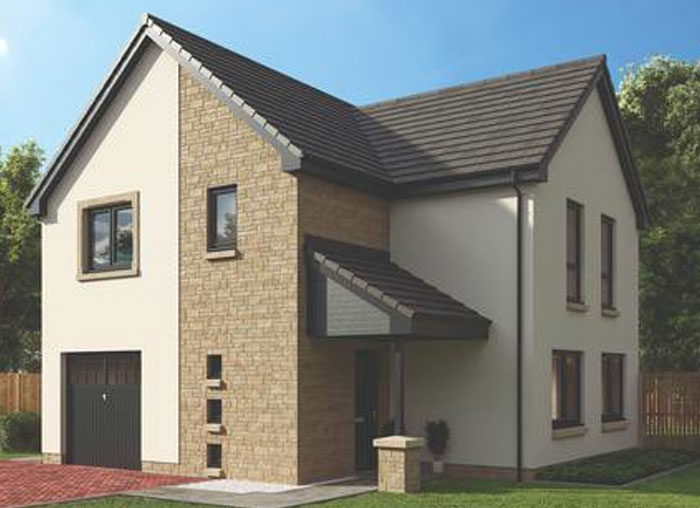 Modern house exterior with a poorly designed roof extension, illustrating design and architecture nightmares in residential buildings.