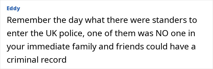 Comment on a news article about trainee police officer lifetime ban for revealing secrets to a dealer boyfriend.