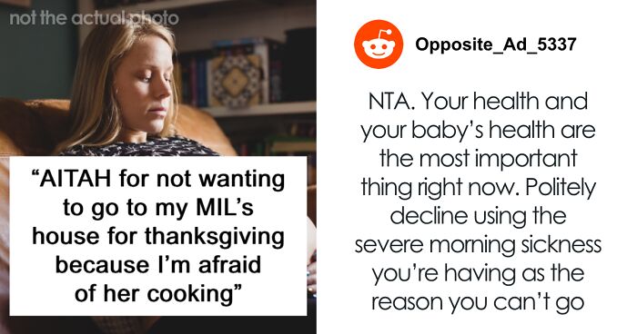 Pregnant Woman Doesn’t Want To Starve For A Weekend, Skips Thanksgiving At In-Laws’