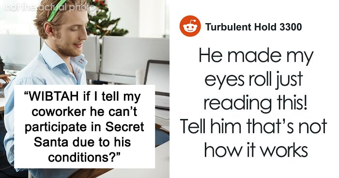 “He Can’t Participate Due To His Conditions”: Coworker Doesn’t Know What To Do About Secret Santa