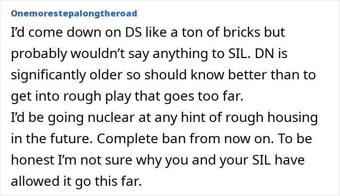 Text conversation about teen’s sprain and c*****d ribs during family visit, suspecting the injury was no accident. Text conversation about teen’s sprain and c*****d ribs during family visit, suspecting the injury was no accident.